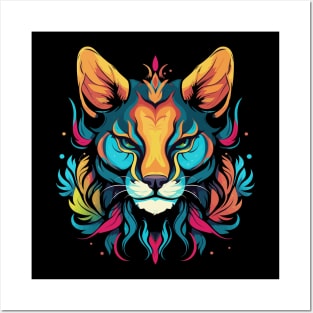 Caracal Smiling Posters and Art